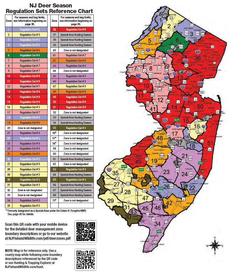 NJDEP Fish & Wildlife Deer Season and Regulations