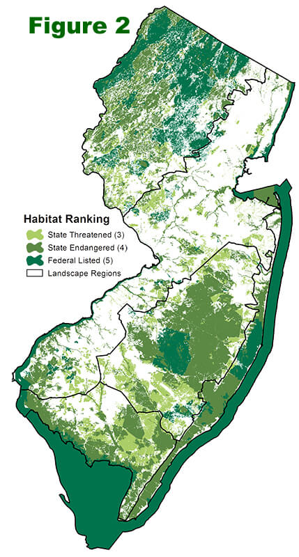 Habitat ranking map