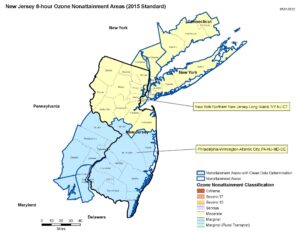 NJDEP| Air Planning | NAAQS and Attainment Area Status