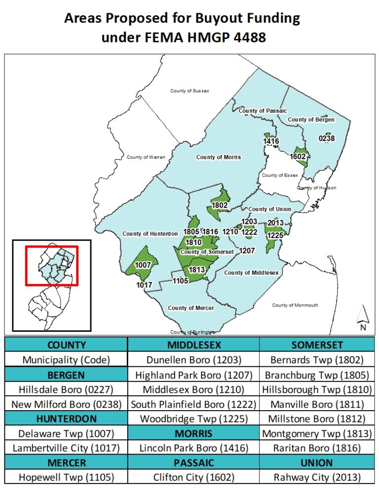 NJDEP Blue Acres Blue Acres Applies for 40M FEMA Hazard Mitigation