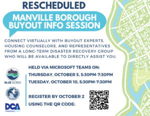 Manville Buyout Info Session - Event Flyer