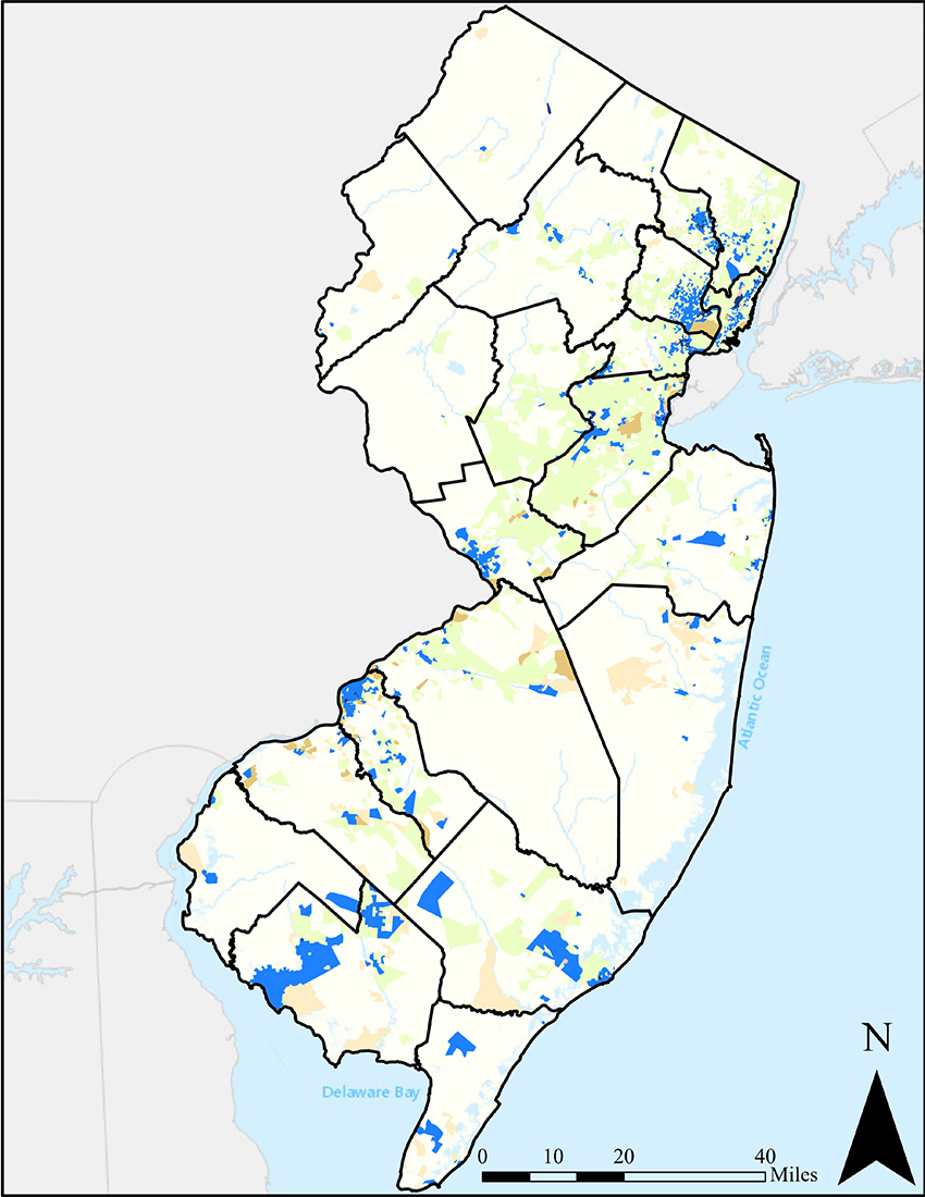 Overburdened Communities Map