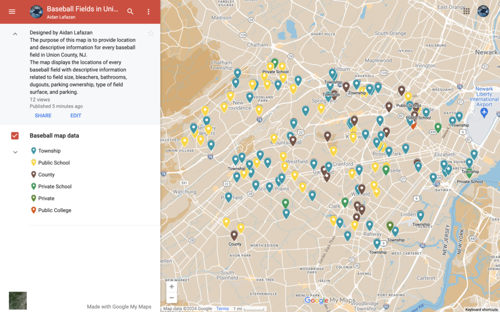 NJDEP| Geographic Information Systems | 36th Mapping Contest