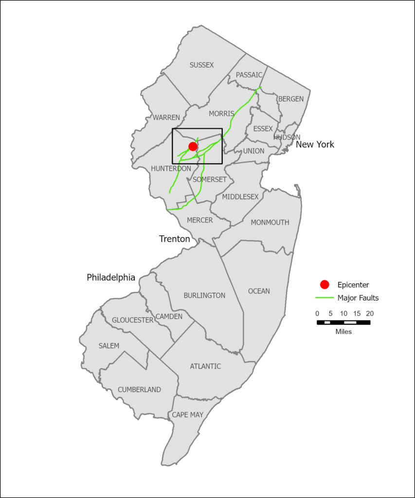 NJDEP NJ Geological Survey 4/5/2024 NJ Earthquake