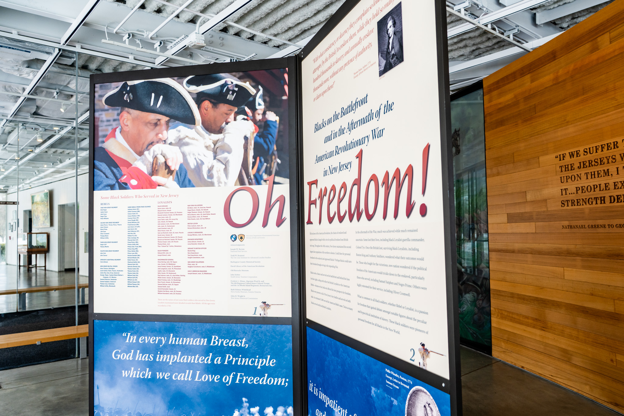 Oh Freedom! Exhibit - State Parks, Forests & Historic Sites