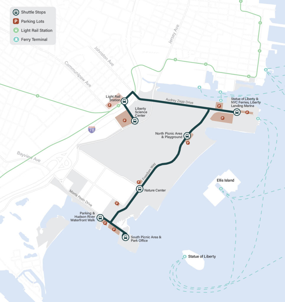 NJDEP| Liberty State Park Revitalization Program | Shuttle Pilot