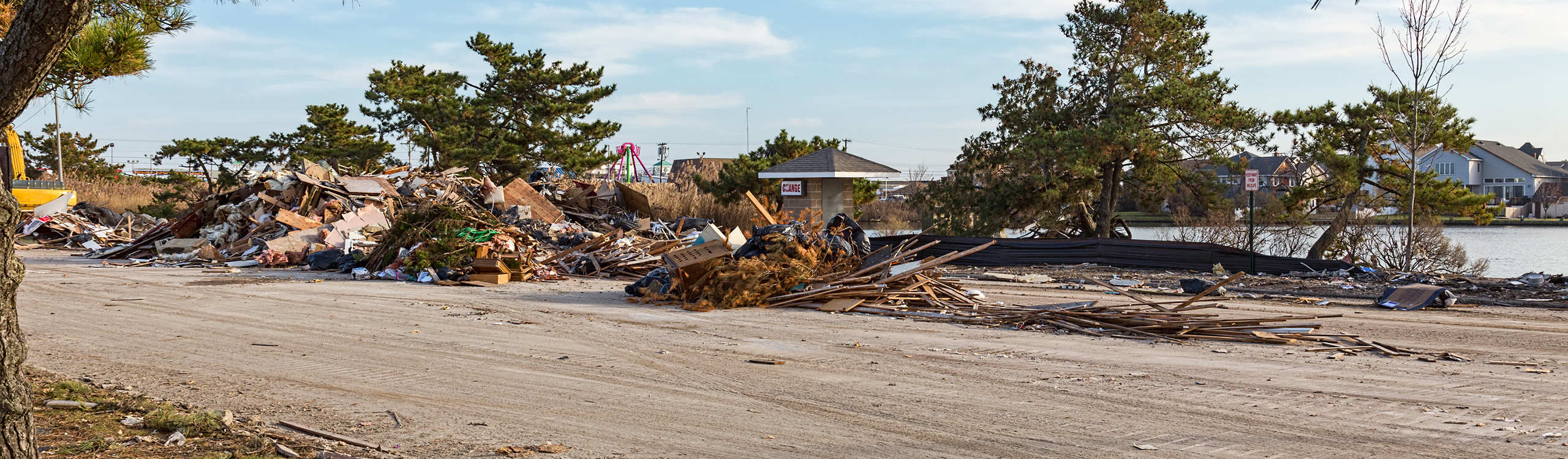 Hurrican Sandy aftermath in Point Pleasant, New Jersey