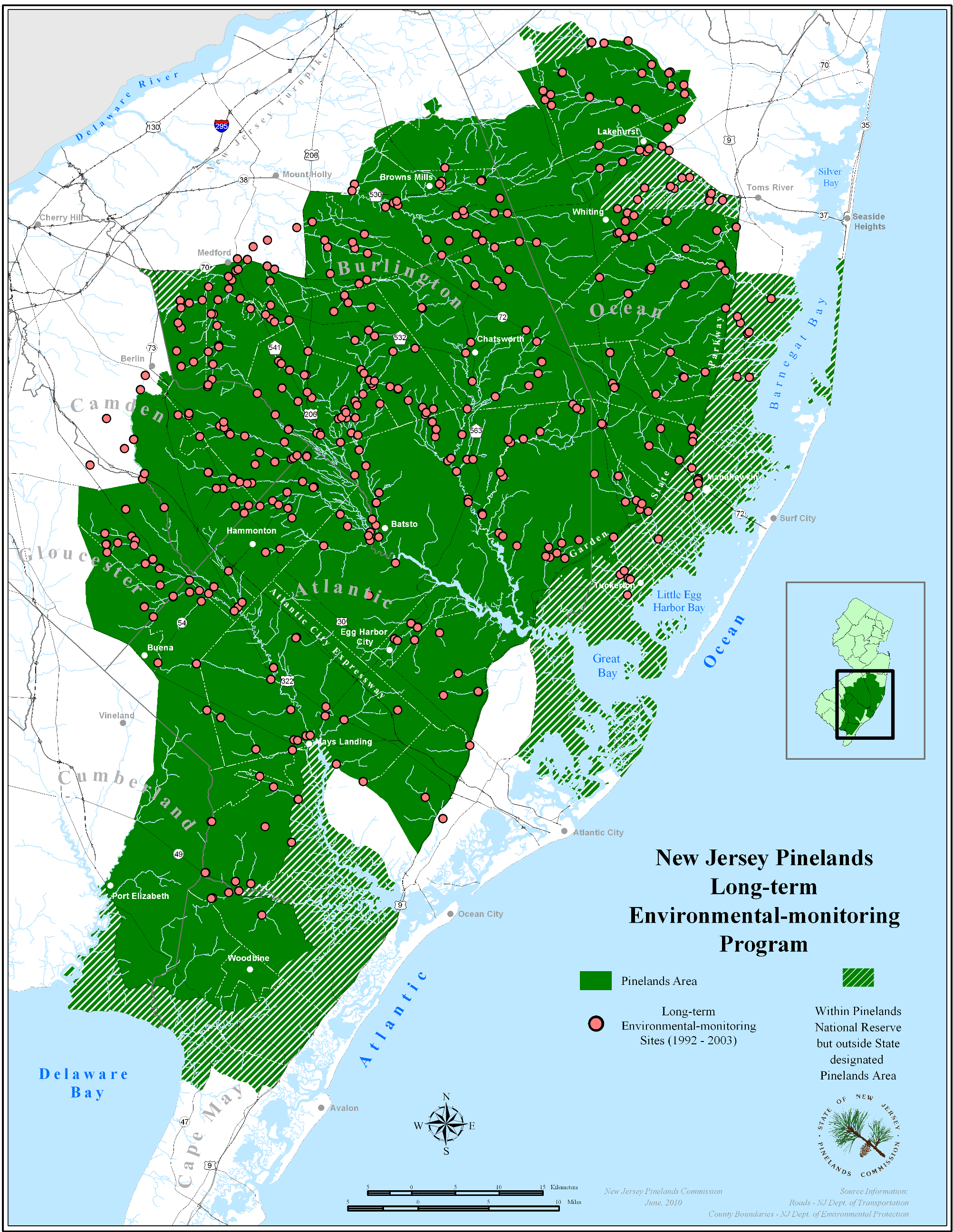 map of the pine barrens        <h3 class=